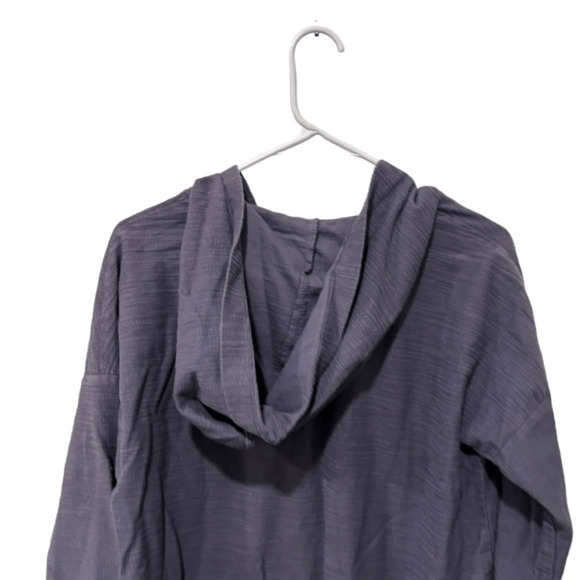 Mododoc Los Angeles Gray Pop Over Tunic Top Jersey Knit Size S Oversized Relaxed - Picture 6 of 9